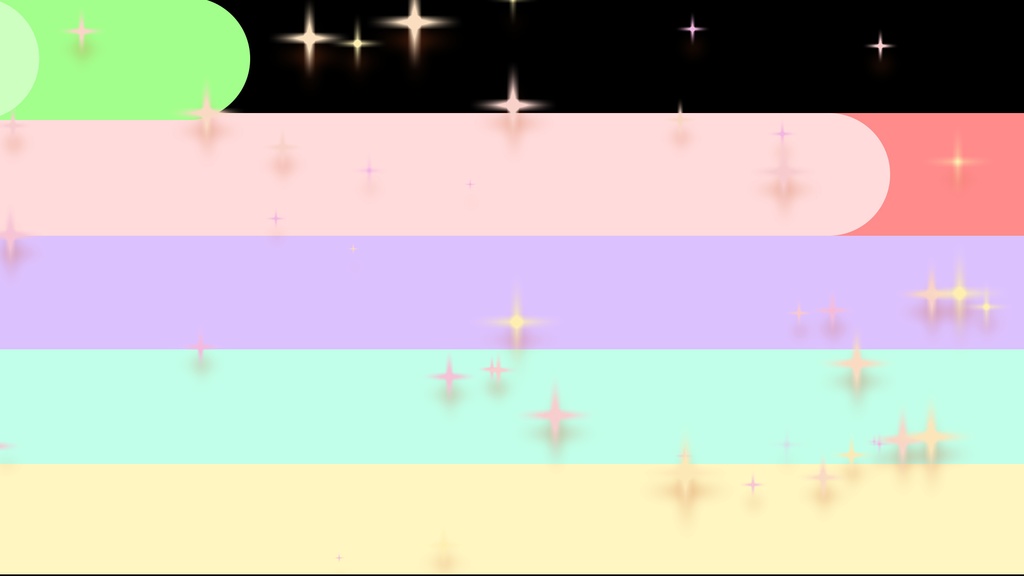 【配信素材】カワイイトランジション! フリーのスティンガー素材