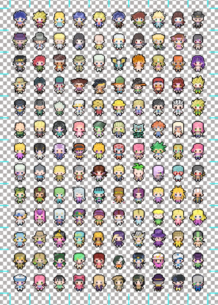130人いるクリアシール