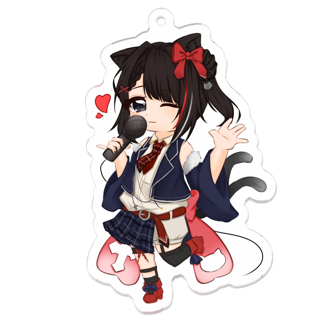 猫姫黒火生誕祭グッズ アクリルキーホルダー