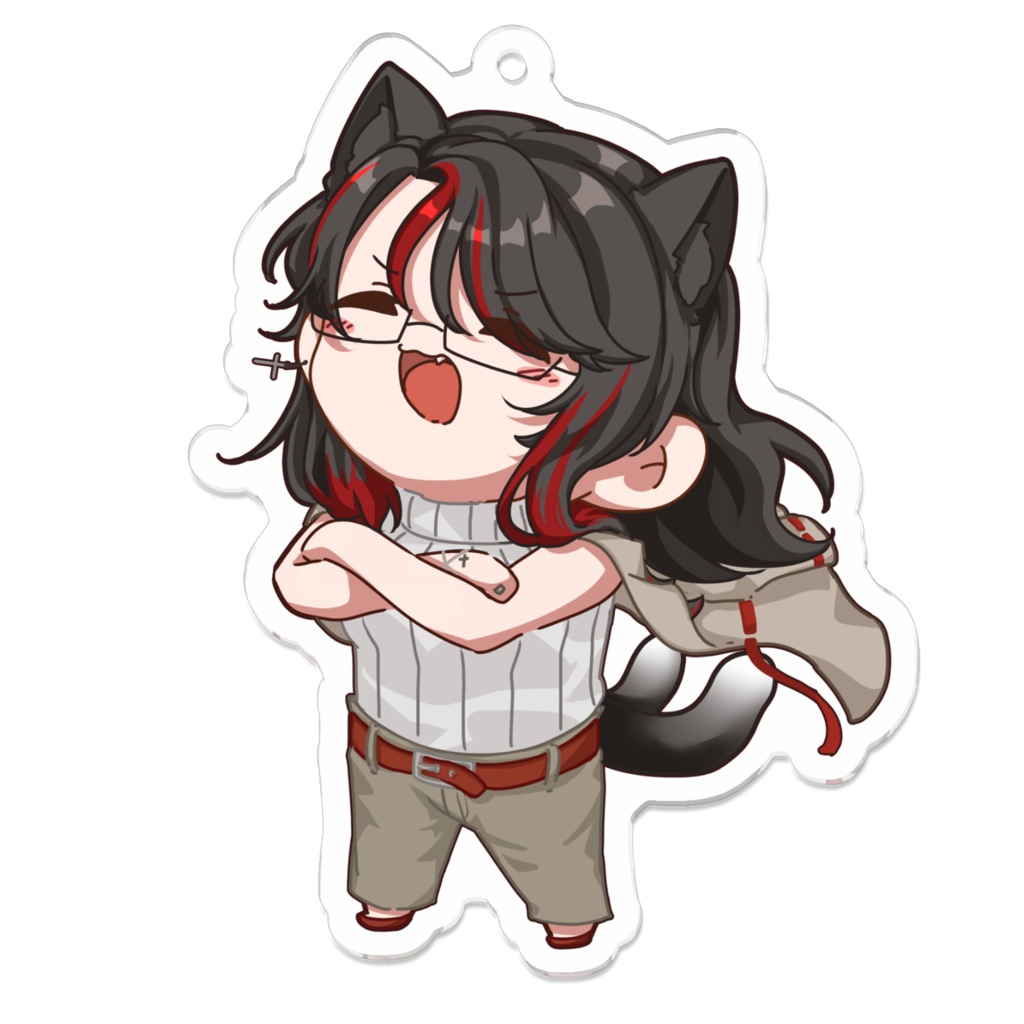 猫姫黒火生誕祭2024グッズ アクリルキーホルダー