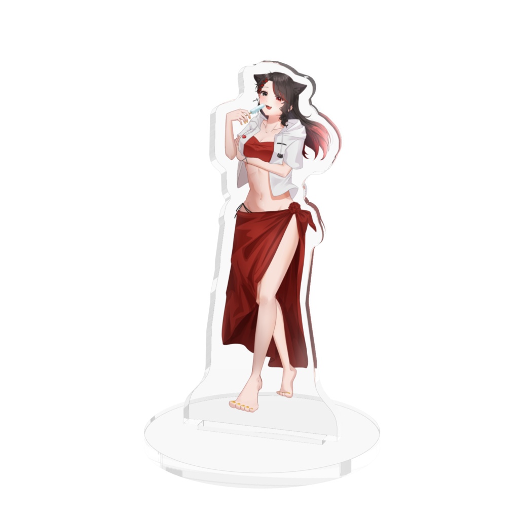 猫姫黒火　水着グッズ　アクリルフィギュア