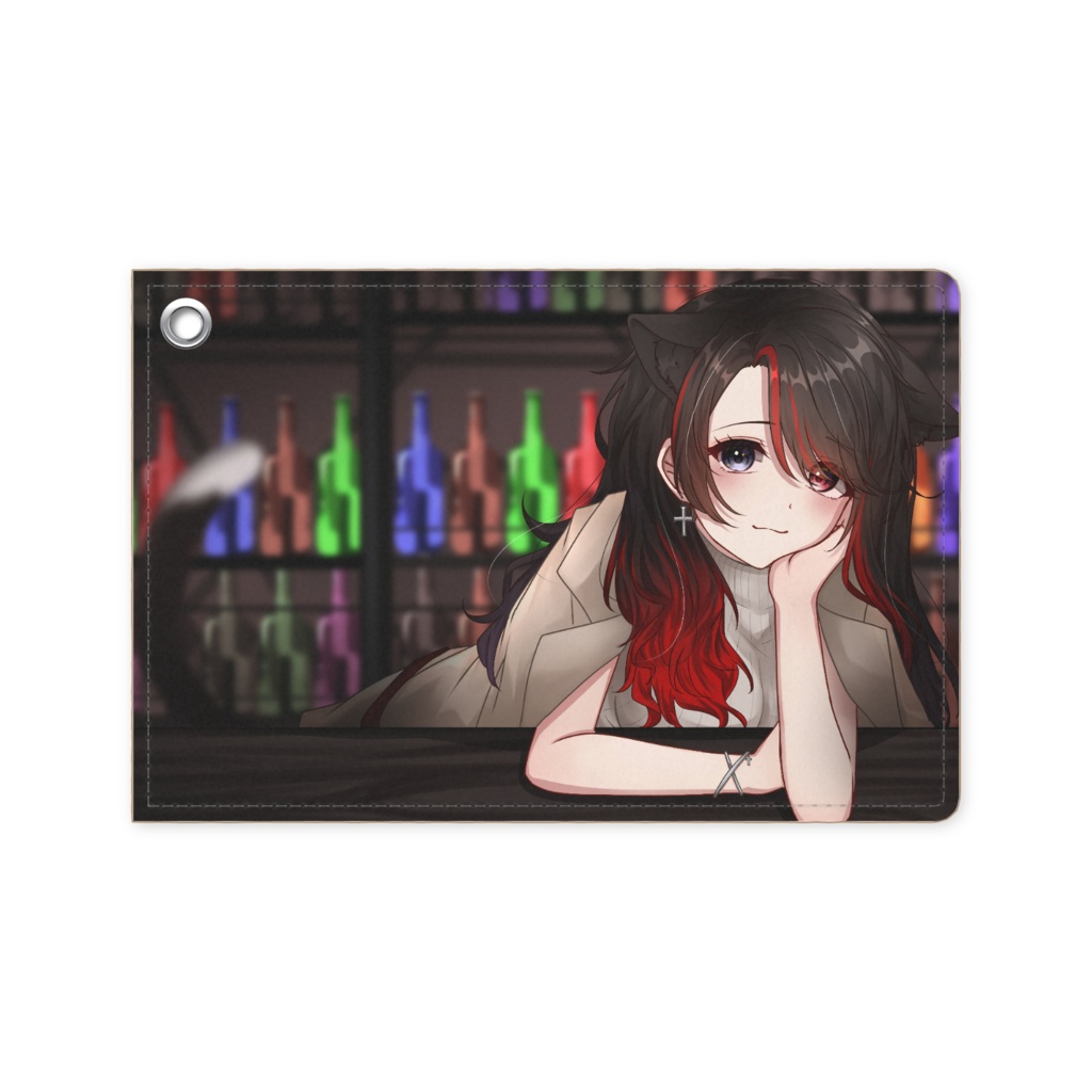 猫姫黒火パスケース
