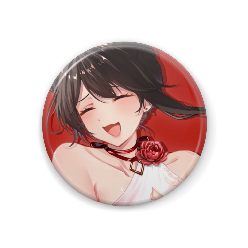 猫姫黒火5周年記念グッズ　缶バッジ