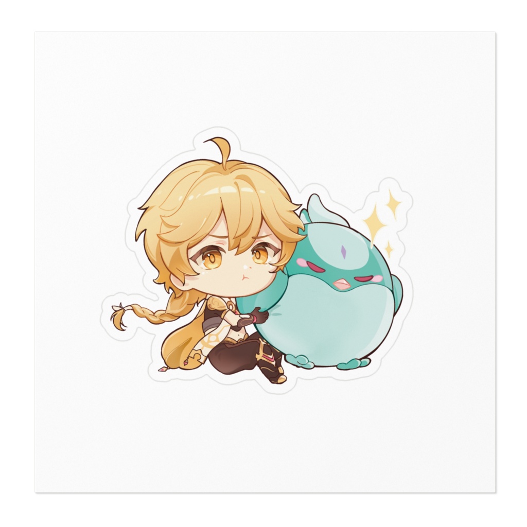 Unofficial【GenshinImpact】XiaoAether sticker / 非公式【原神】魈空 ステッカー