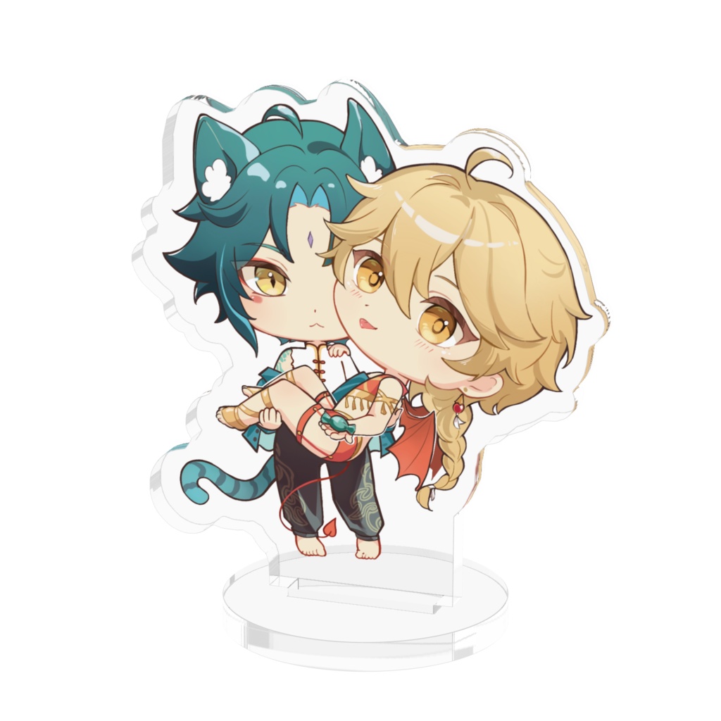 Unofficial【GenshinImpact】XiaoAether acrylic standee / 非公式【原神】魈空 アクリルスタンド