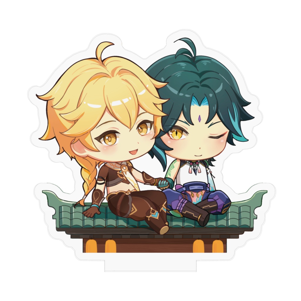 Unofficial【GenshinImpact】XiaoAether acrylic standee / 非公式【原神】魈空 アクリルスタンド