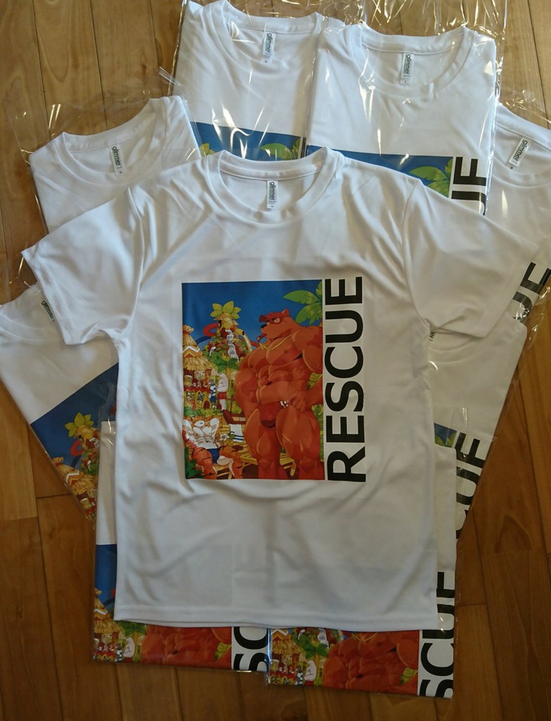 RESCUE Ｔシャツ by syukapong 