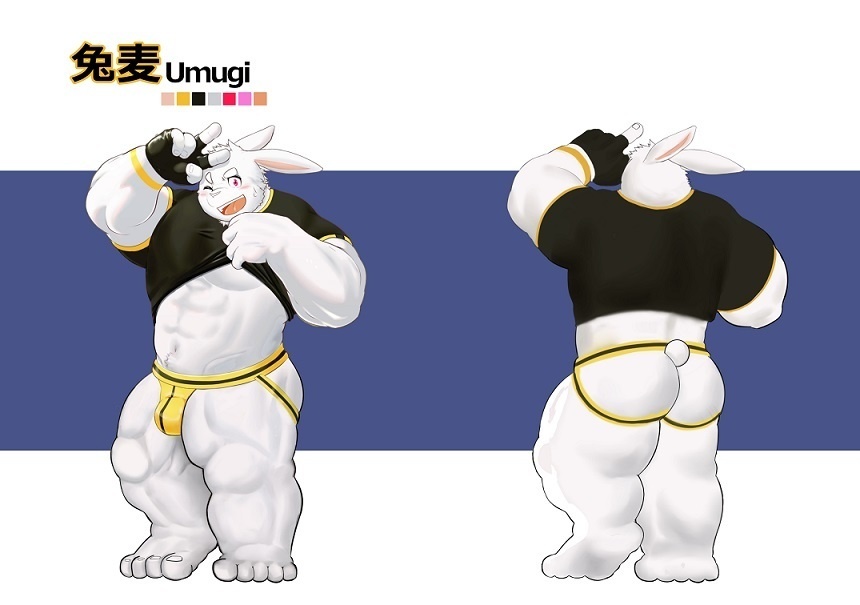 アクリルスタンド(虎・Valga)+(熊・Oliver)+(兔・Umugi)のセット