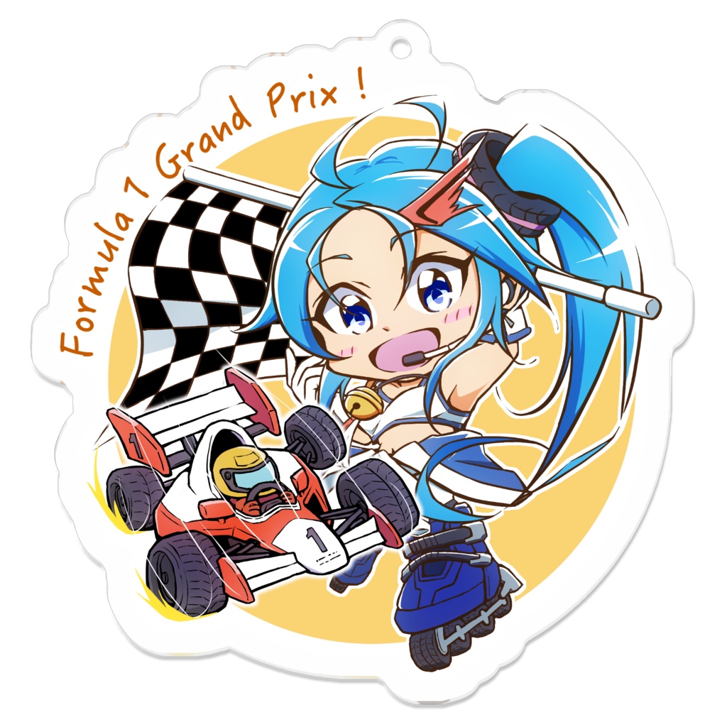 【オリジナルアクキー】地元F1イベントイメージ