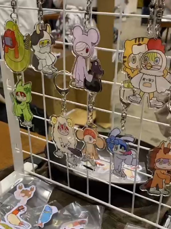 アクリルキーホルダー うま 秋丸紫希