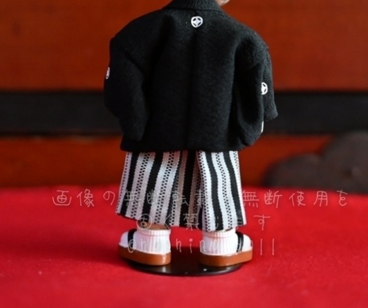 1/12size 紋付袴 黒