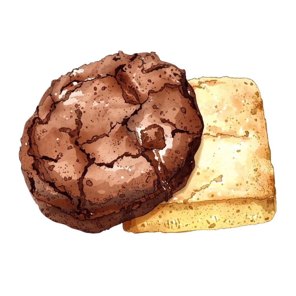 【Canva】水彩画風洋菓子クリップアート24点セット|PNG背景透過