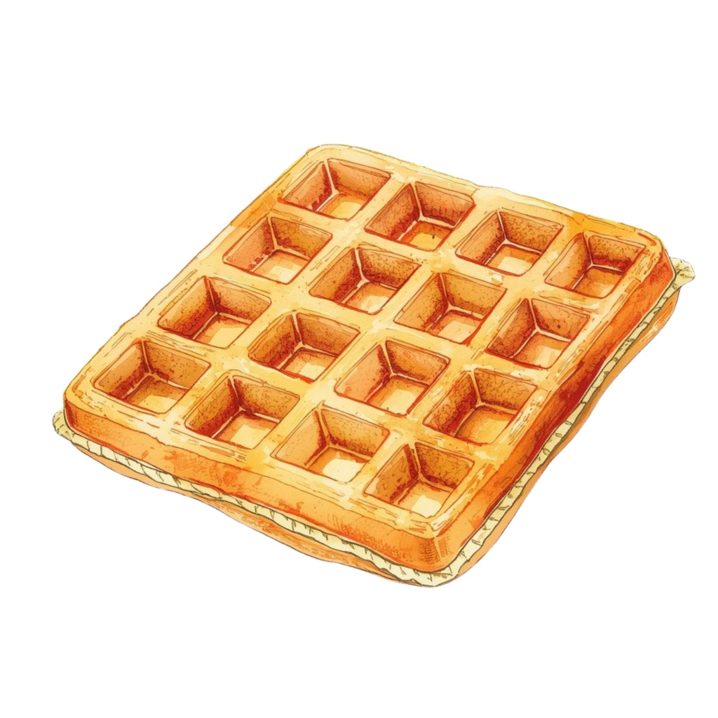 【Canva】水彩画風洋菓子クリップアート24点セット|PNG背景透過