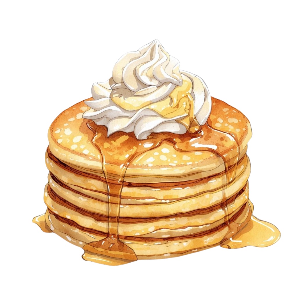 【Canva】水彩画風洋菓子クリップアート24点セット|PNG背景透過