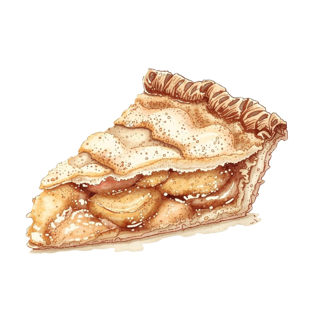 【Canva】水彩画風洋菓子クリップアート24点セット|PNG背景透過