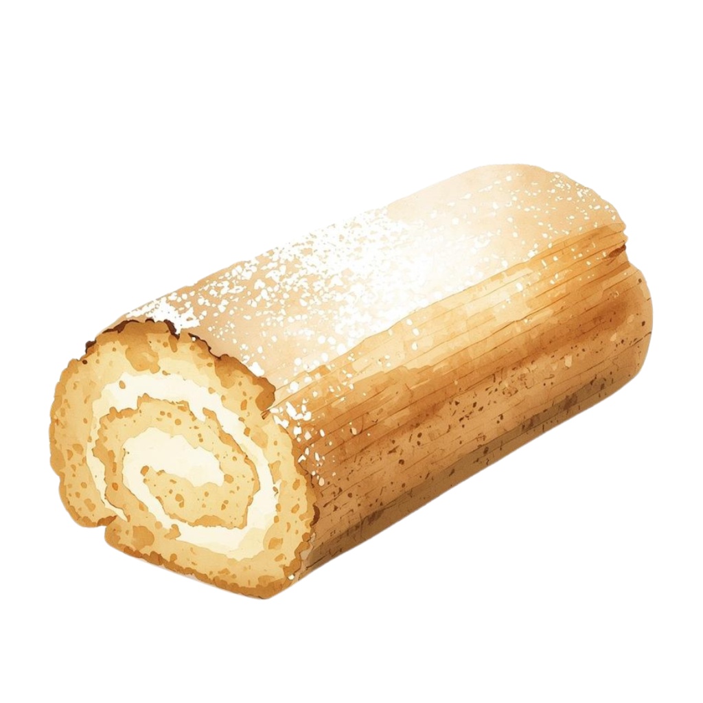 【Canva】水彩画風洋菓子クリップアート24点セット|PNG背景透過