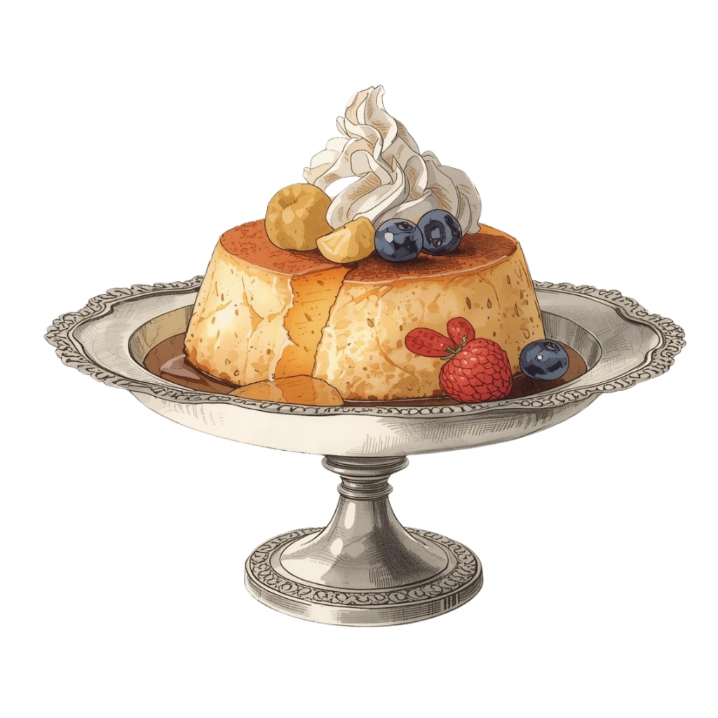 【Canva】水彩画風洋菓子クリップアート24点セット|PNG背景透過