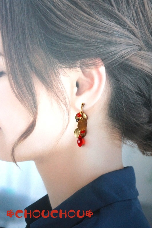 スカラビア寮イメージアシンメトリー ピアス/イヤリング②