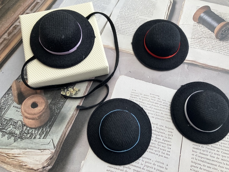 【ぬい小物】リボン付きハット 4色【帽子】