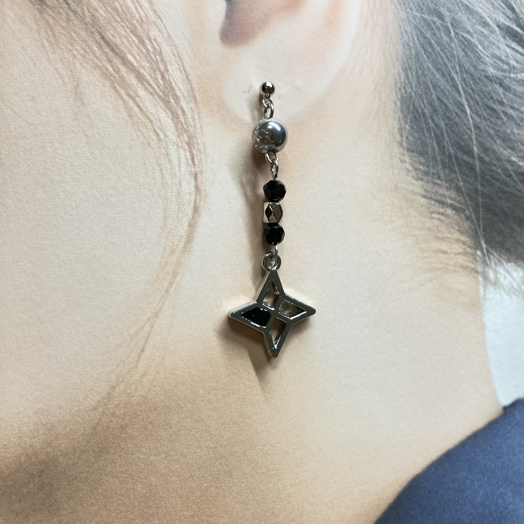 【忍たま】土井先生イメージ ピアス/イヤリング