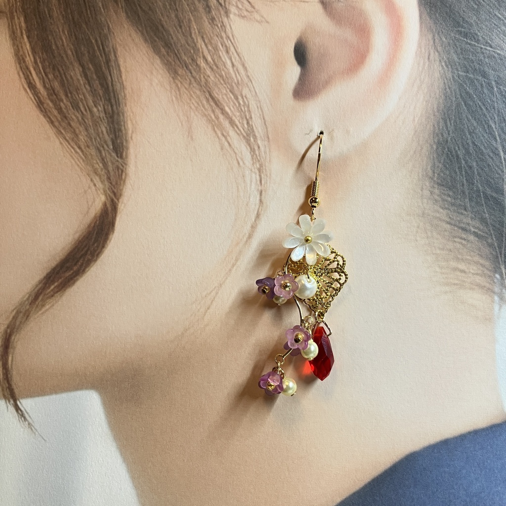 【ツイステ】願いのランタン　リドルイメージ　ピアス/イヤリング
