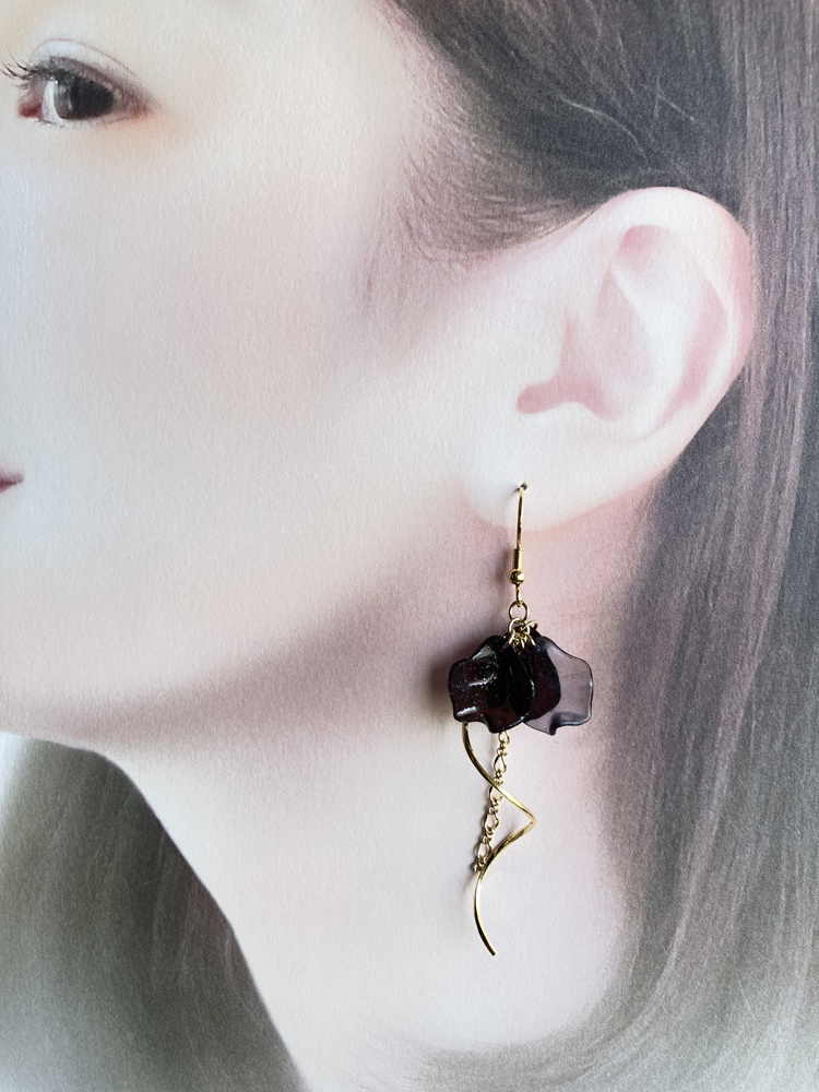 【忍たま】4~6年生 花びらゆらりんピアス