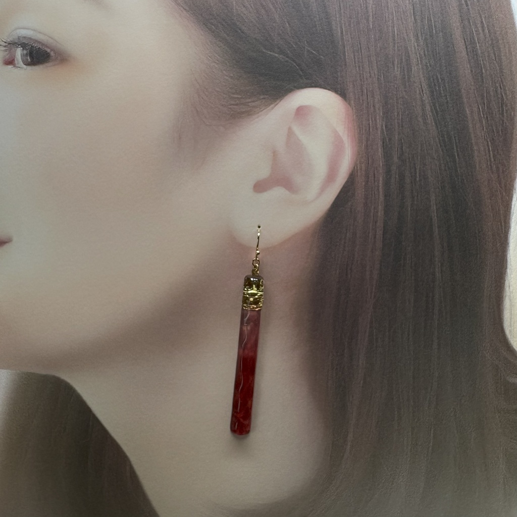 【忍たま】シンプルバーピアス【1~6年】