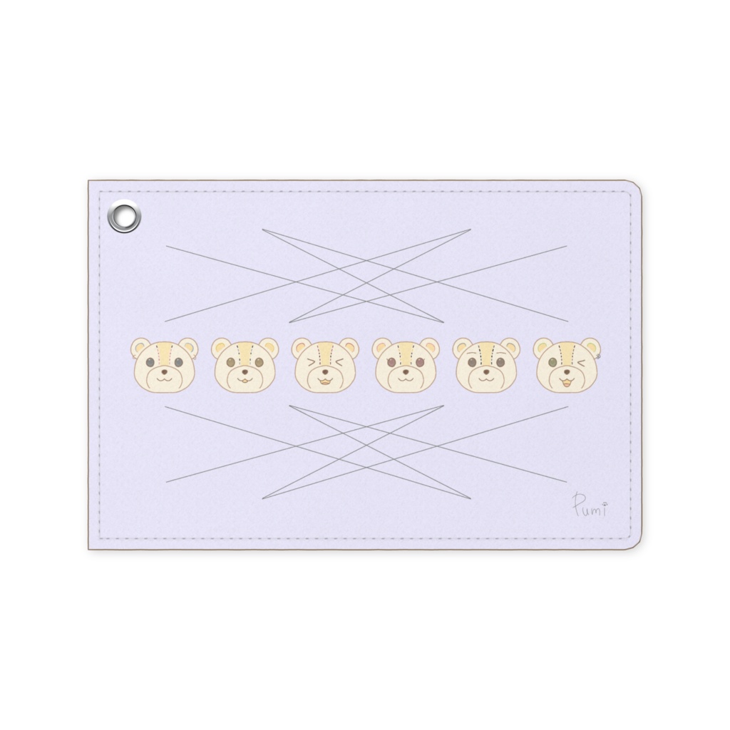 ゆるるんべあ パスケース