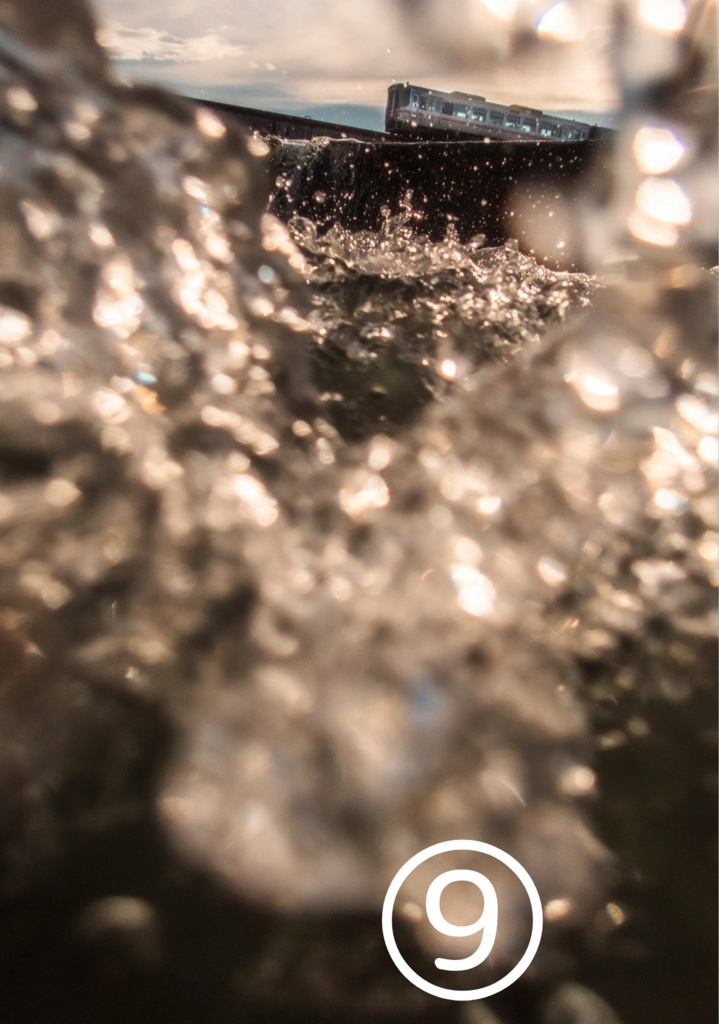 兵庫のローカル線_オーダーメイド額装写真(2L)