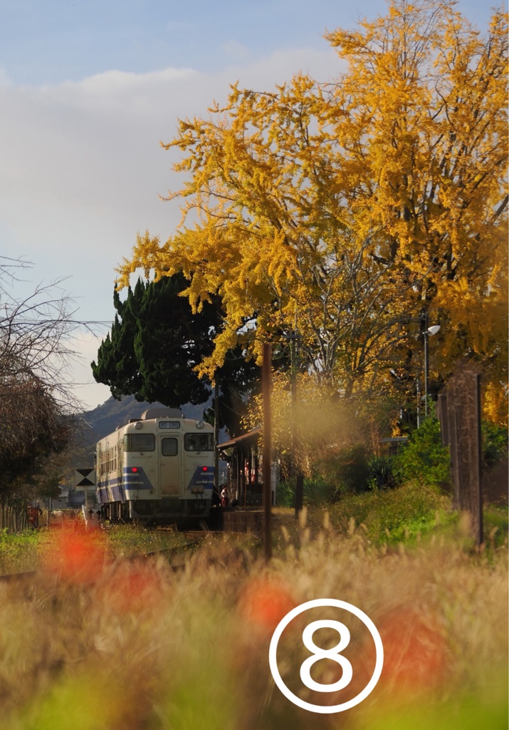 兵庫のローカル線_額装付き2L写真(ミニ額)