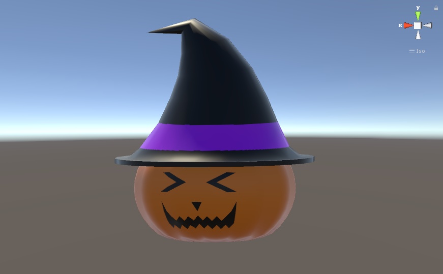3Dモデル【ハロウィンかぼちゃ】 △1772