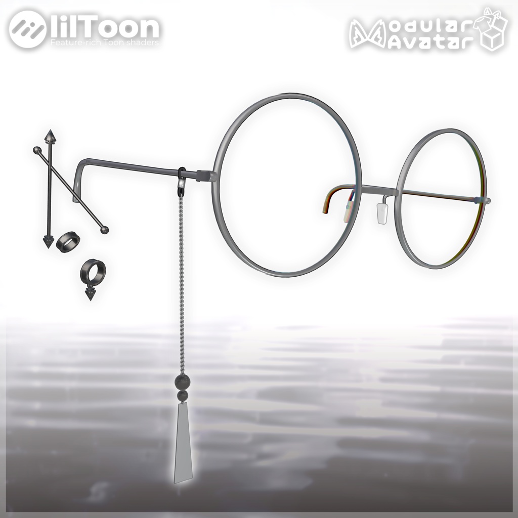 【MA対応】Simple Glasses For 斑霞-Hanka-