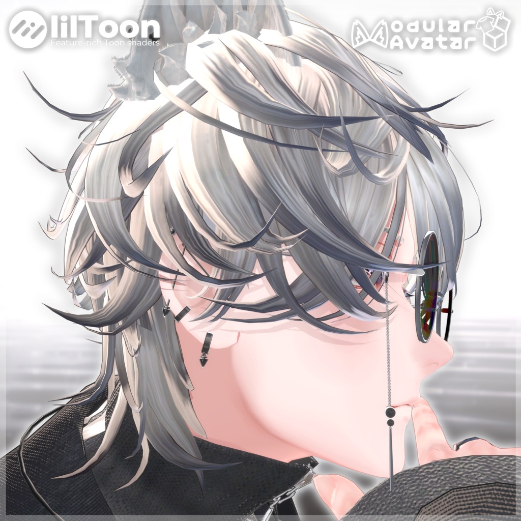 【MA対応】Simple Glasses For 斑霞-Hanka-