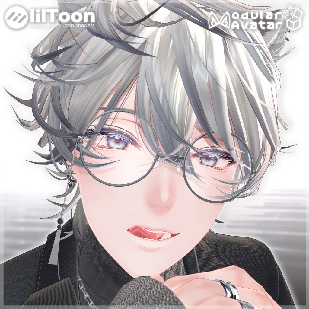 【MA対応】Simple Glasses For 斑霞-Hanka-