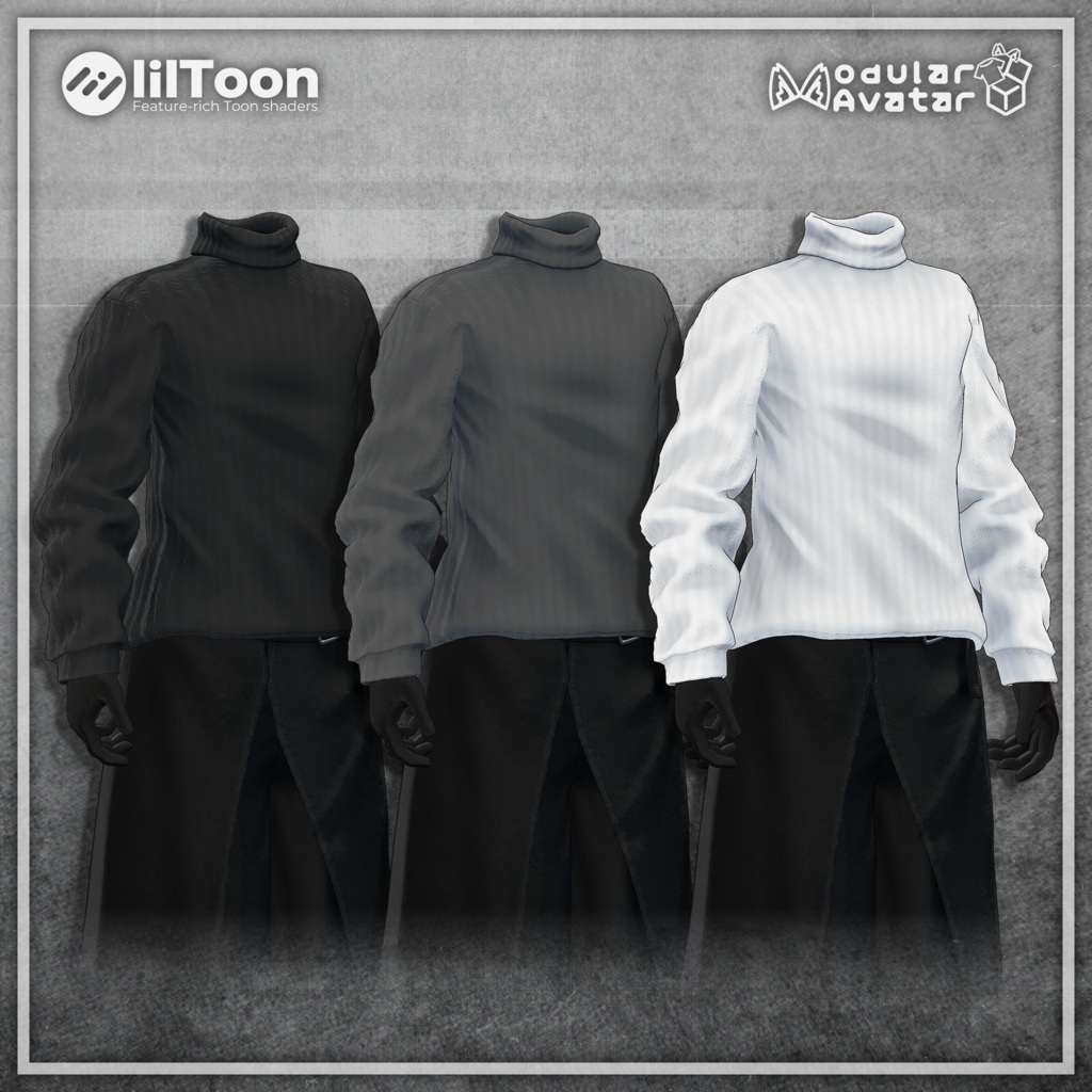 【獏専用】NEUTRAL ‐ HighNeck Knit ‐【MA対応】