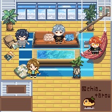 【pictSQUARE用】イースト部屋風