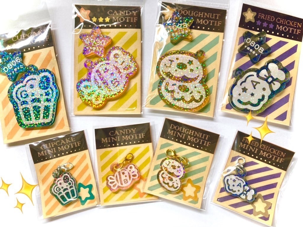 【ネコポス】ミニモチーフチャーム(再販分)