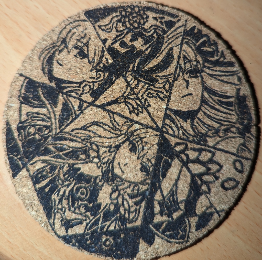 FGO サーヴァント手描きコースター