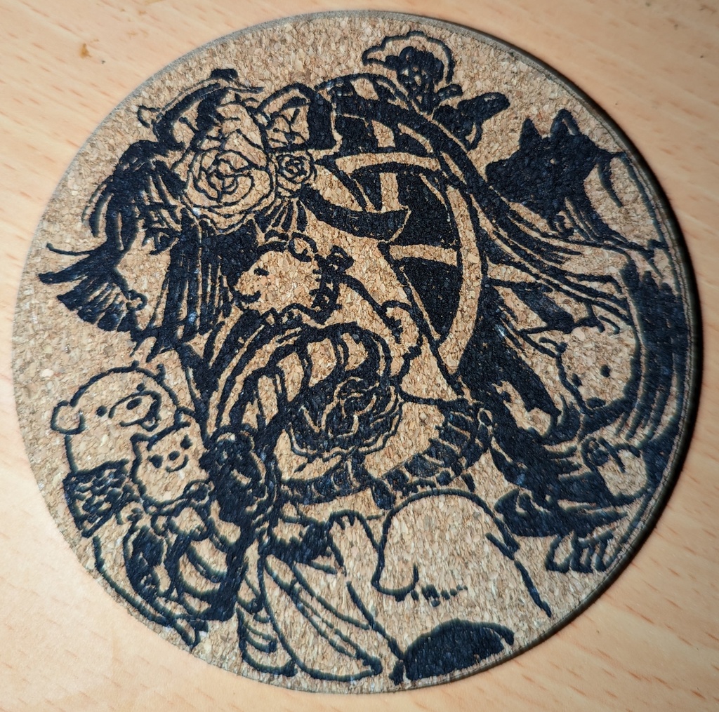 FGO サーヴァント手描きコースター