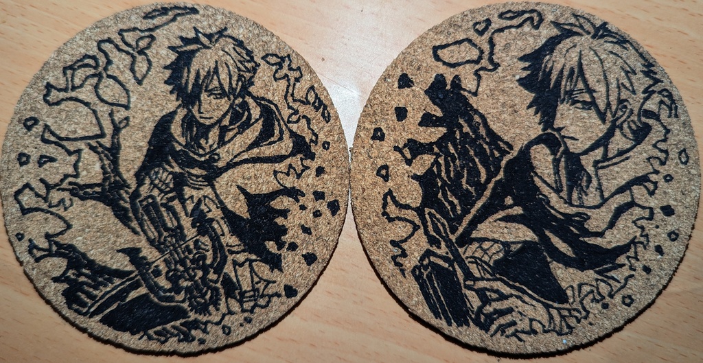 FGO サーヴァント手描きコースター その2