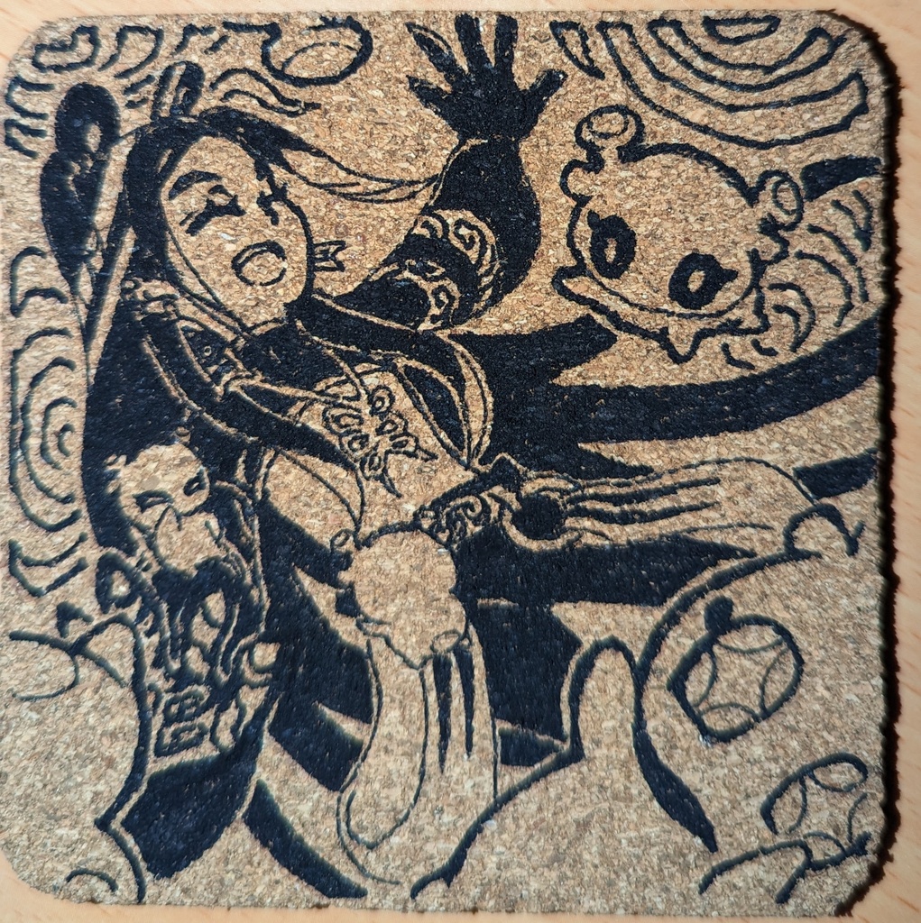 FGO サーヴァント手描きコースター その2