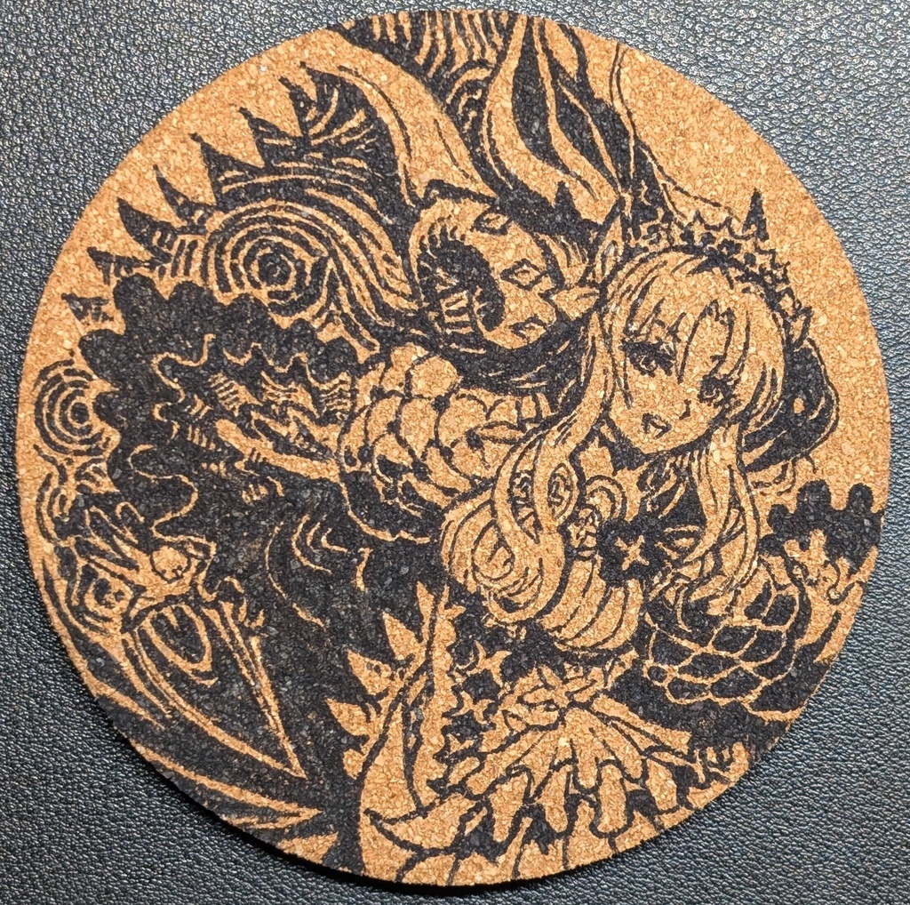 サーヴァント手描きコースター その4