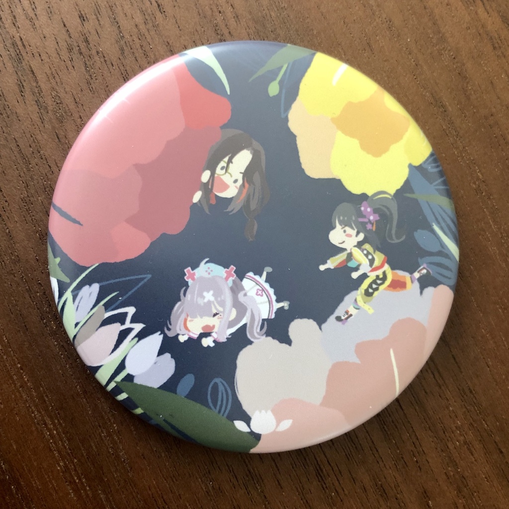 【再販!!】チューリップ組 缶ミラー