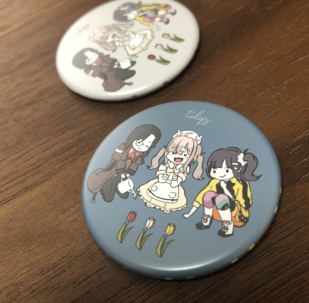 【非公式】チューリップ組 缶バッジ