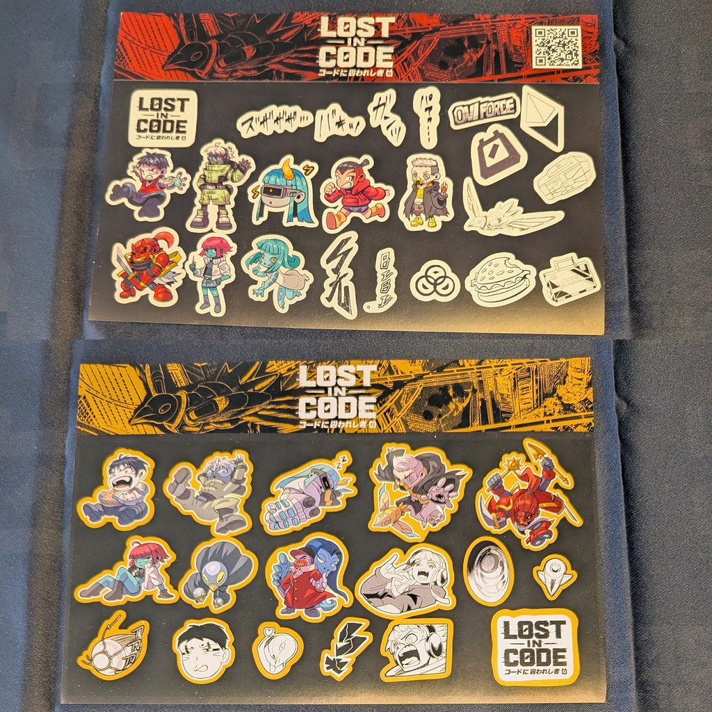 『LOST IN CODE』公式ステッカーセット / LOST IN CODE OFFICIAL STICKERS