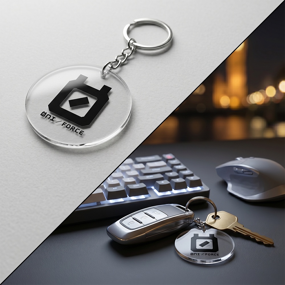 0N1Force ロゴアクリルキーホルダー / 0N1Force Logo Acrylic Keychain