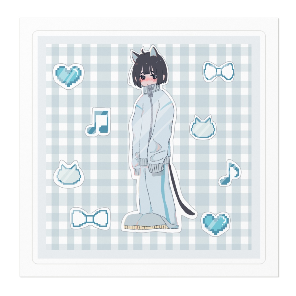 ねこみみちゃんステッカー