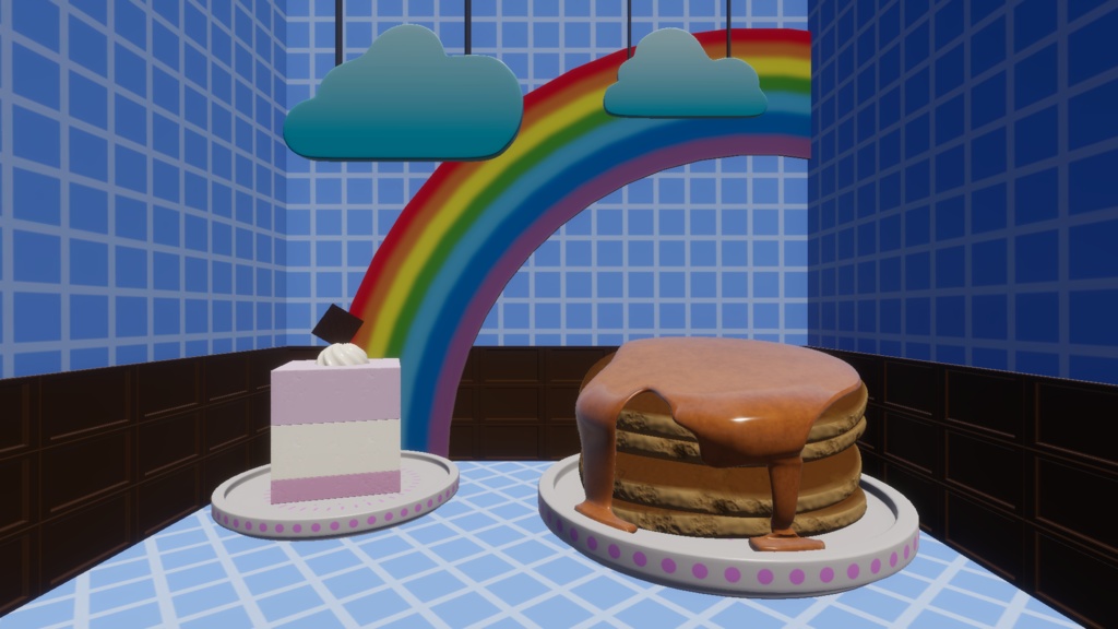 【無料配布】Vtuber用ダンスステージ「SweetsStage」