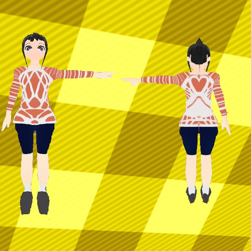 【3Dモデル】 ふつの 【オリジナルモデル】【VRChat】