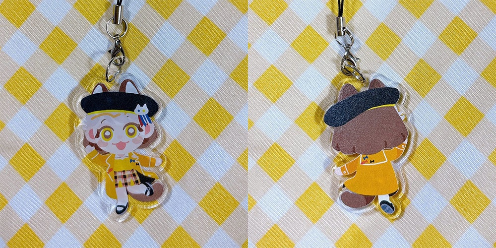 (両面)アクリルキーホルダー